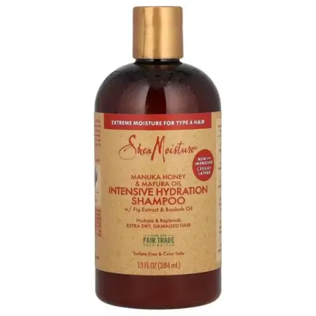Shea Moisture Manuka Honey and Mafura Oil Intensive Hydration Champú 384ml